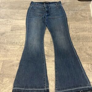 Express Bell Flare Jeans, size 6 S